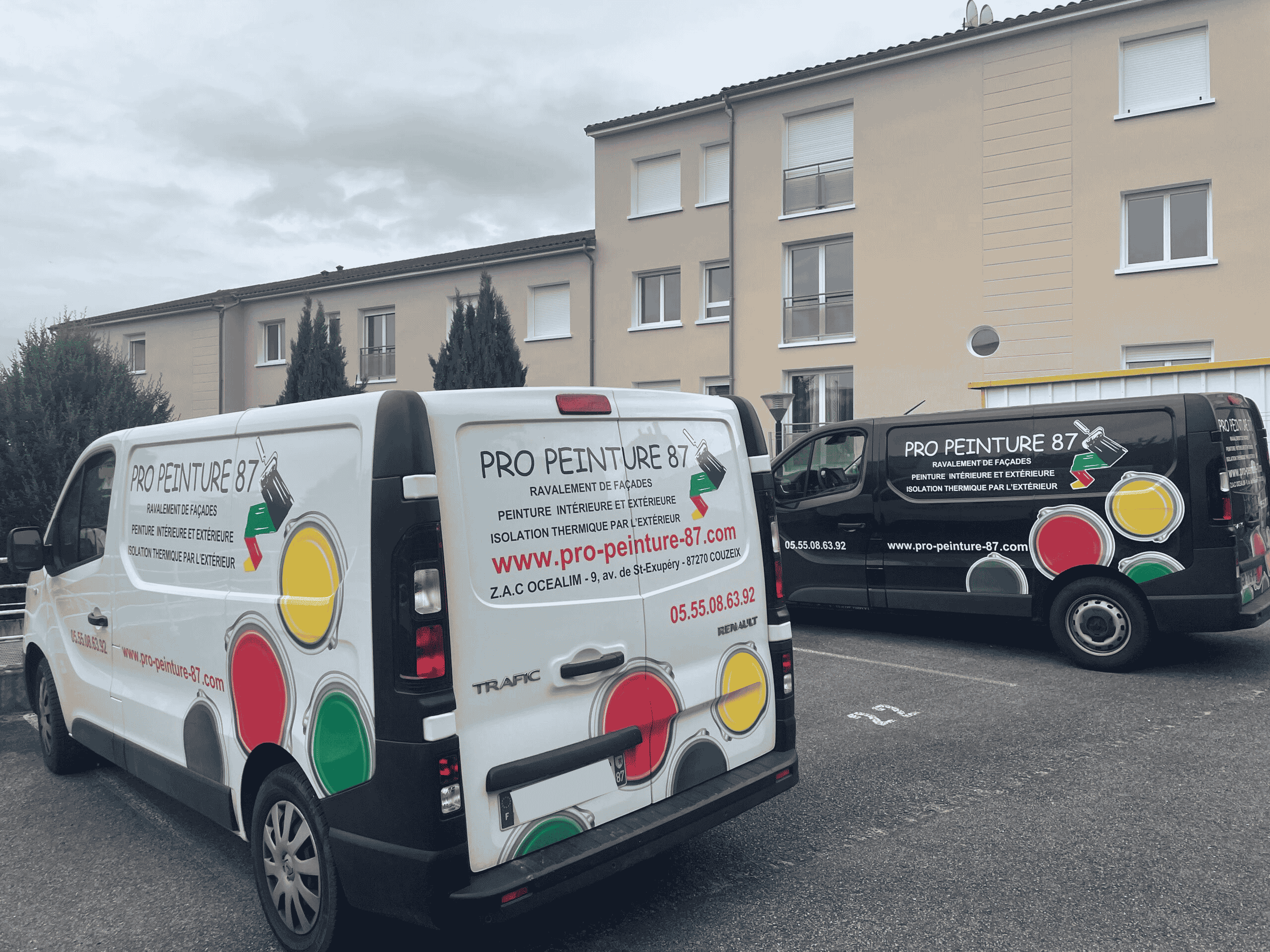 camion pro peinture 87